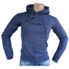 Hoodie blauw grijs azuur geitenmelkster zwart stijlvolle sweater