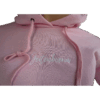 Hoodie roze geit boerin wit sweater capuchon