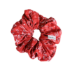 XXL scrunchie rood paisley print hand geit boerin boerenzakdoek