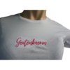 t-shirt geit boerin roze ronde hals roze