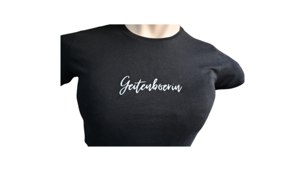 t-shirt geit boerin wit ronde hals